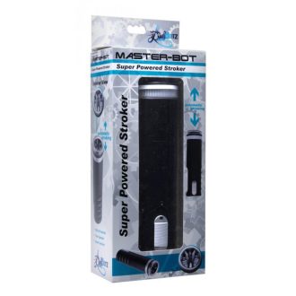   / Master-Bot - fel-le mozgó, puha tüskés száj maszturbátor (fekete)