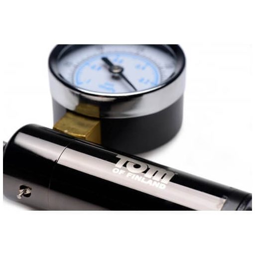 Tom Heavy Duty - péniszpumpa fém pumpakarral (átlátszó)