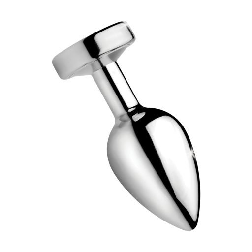 Booty Sparks - világító butt plug - közepes (ezüst)