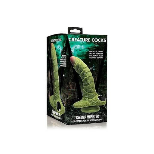 Creature Cocks - Mocsári szörny dildó (zöld)