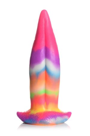 Creature Cocks Tongue - világító szilikon dildó - 21cm