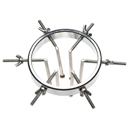 XR Brands Oculus - rozsdamentes acél tágító (ezüst)