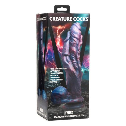 Creature Cocks Hydra - szilikon dildó - 27 cm (lila)