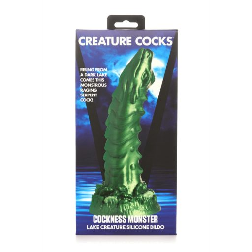 / Creature Cocks Cockness Monster - szilikon dildó (zöld)
