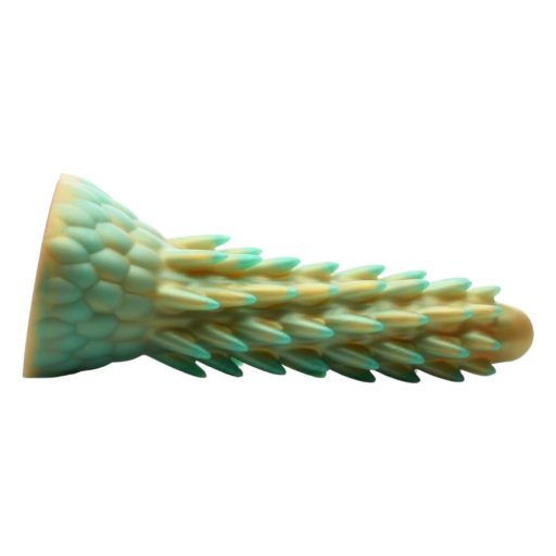 Creature Cocks Stegosaurus - szilikon dildó - 20 cm (zöld)