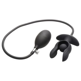 XR Brands - felpumpálható vibrációs anál plug (fekete)