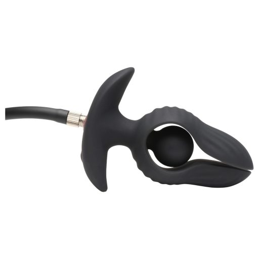 XR Brands - felpumpálható vibrációs anál plug (fekete)