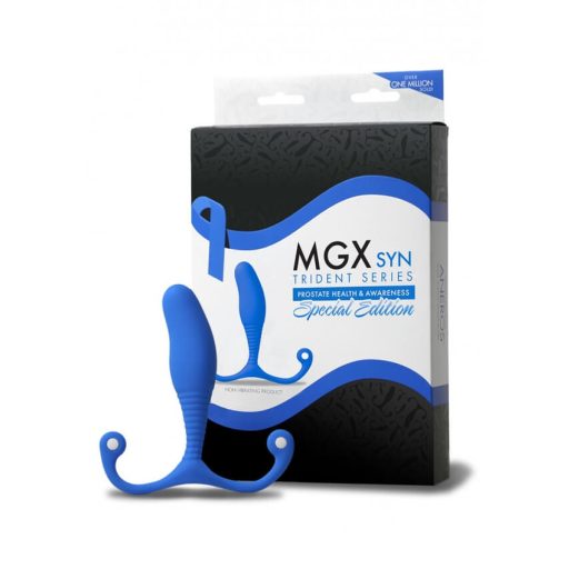 Aneros MGX Syn Trident - prosztata dildó (kék)
