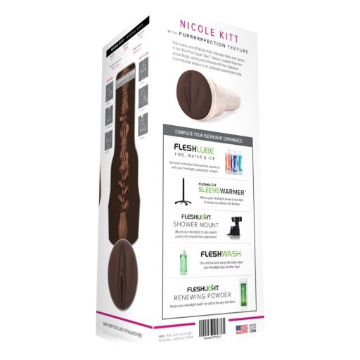 Fleshlight Nicole Kitt Purrrrrfection - maszturbátor - vagina