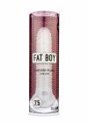 Fat Boy Checker Box - péniszköpeny (19cm) - fehér