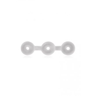 Perfect Fit Triple - péniszgyűrű trió (fehér)