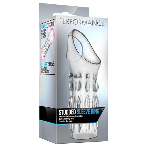 Performance - heregyűrűs péniszmandzsetta (átlátszó)