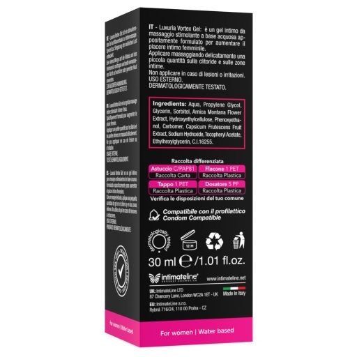 Intimateline Luxuria Vortex - melegítő hatású izgató gél (30ml)