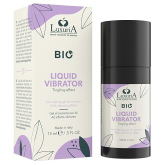  Intimateline Luxuria BIO - folyékony vibrátor gél nőknek (15ml)