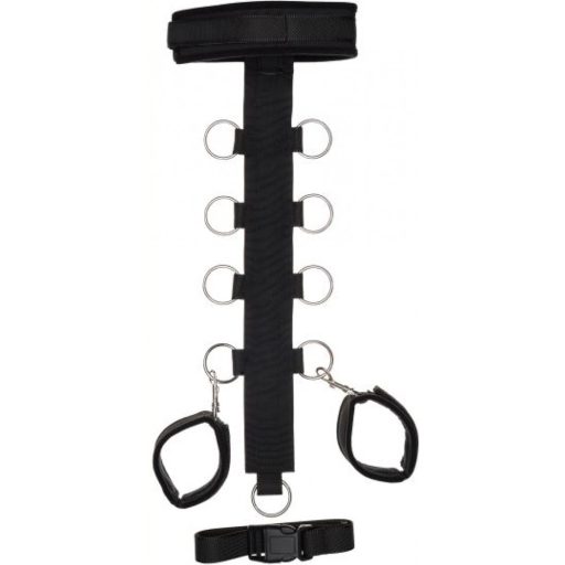 Argus Bondage Fetish T alakú nyak- és csuklórögzítő - Csukló- és Nyakpánt