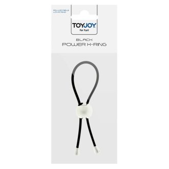  ToyJoy – Power X méretreállítható péniszgyűrű (Fekete)