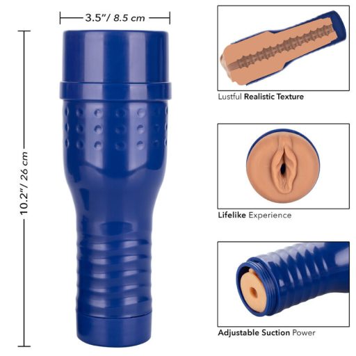 / Private - Alexa Tomas műpunci (natúr-kék)