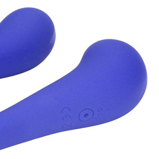 Loveline Flexibilis Újratölthető USB-s távirányítható duplavégű vibrátor 10 féle vibrációval (Lila)