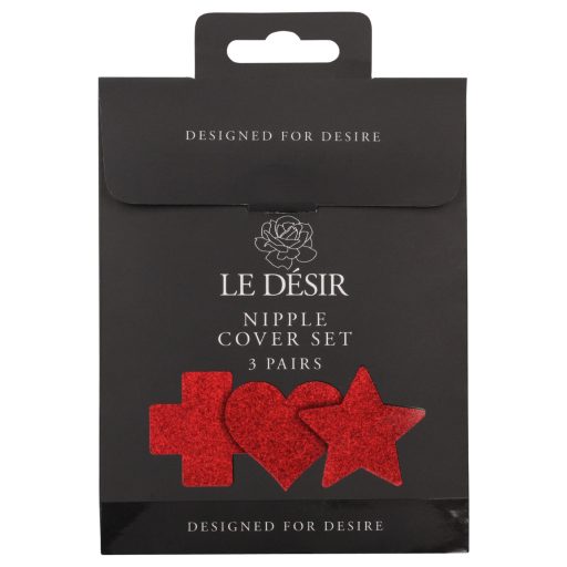 Le Désir - bimbómatrica szett - 3 pár (piros)