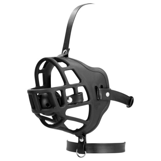 Ouch! - szájkosár, beépített szájpecekkel (fekete)