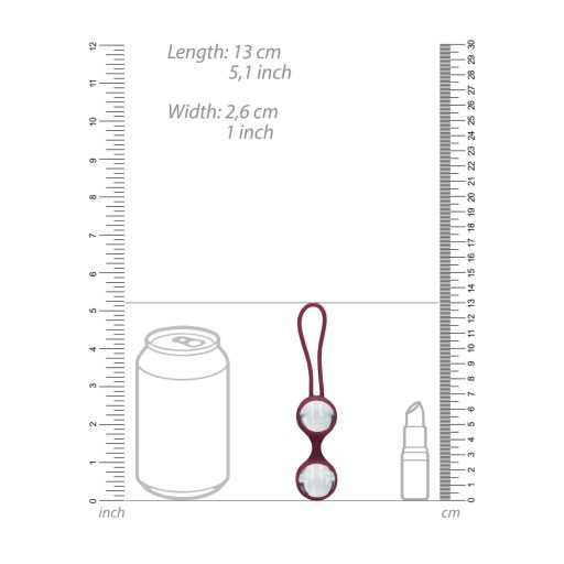 Loveline (S)explore - szexjáték szett nőknek - (piros)