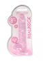 REALROCK - átlátszó élethű dildó - pink (19cm)