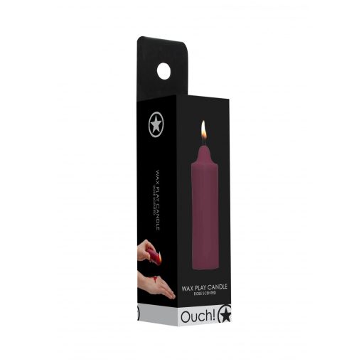 Ouch Rose - paraffin testgyertya rózsa illattal (100 g)
