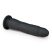 Easytoys - tapadókorongos 100% szilikon dildó (21cm) - fekete