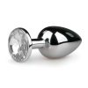 Easytoys - fém anál plug (ezüst-fehér) Easytoys - fém anál plug (ezüst-fehér)