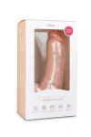 Easytoys - tapadókorongos, herés dildó (20cm) - natúr Easytoys - tapadókorongos, herés dildó (20cm) - natúr
