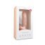 Easytoys - tapadókorongos, herés dildó (22,5cm) - natúr