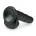 Easytoys - tapadókorongos, herés dildó (22,5cm) - fekete