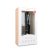 Easytoys - tapadókorongos, herés nagy dildó (26,5cm) - fekete