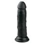 Easytoys - tapadótalpas élethű dildó (15,5cm) - fekete
