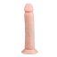 Easytoys - tapadókorongos élethű dildó (20,5cm) - natúr