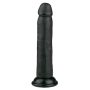 Easytoys - tapadótalpas élethű dildó (20,5cm) - fekete