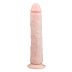 Easytoys - tapadótalpas extra nagy dildó (28,5cm) - natúr