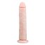 Easytoys - tapadókorongos extra nagy dildó (28,5cm) - natúr