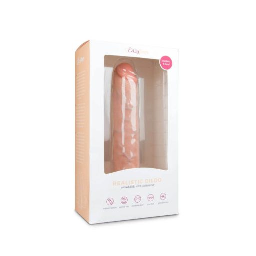 Easytoys - tapadókorongos extra nagy dildó (28,5cm) - natúr