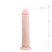 Easytoys - tapadókorongos extra nagy dildó (28,5cm) - natúr