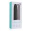 EasyToys Power Vibe - csavart szilikon rúd vibrátor (fekete)
