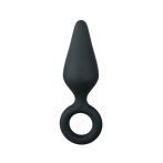 Easytoys Pointy Plug S - anál dildó (fekete) - kicsi