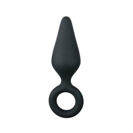 Easytoys Pointy Plug S - anál plug (fekete) - kicsi