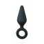 Easytoys Pointy Plug S - anál plug (fekete) - kicsi