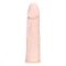 Flesh - hosszabbító péniszköpeny (natúr) - 18cm