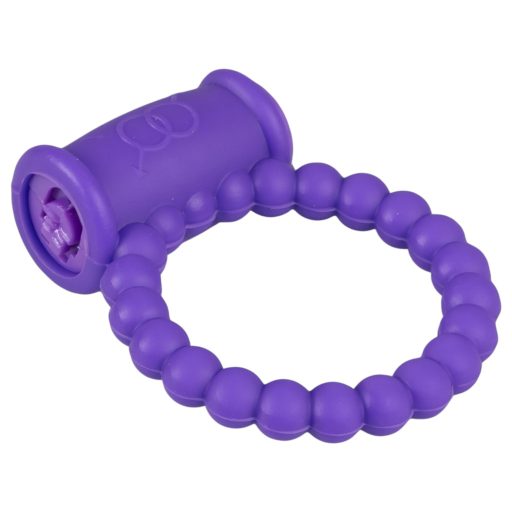 Easytoys - vibrációs péniszgyűrű (lila)