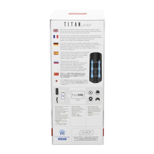 Kiiroo Titan - interaktív maszturbátor (fekete)