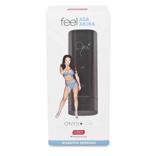 Kiiroo Onyx+ Asa Akira Experience - interaktív maszturbátor (fekete)