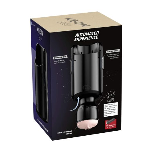 Kiiroo Keon Wifi Automatic - maszturbátor tartozék férfiaknak (fekete)