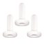 Kiiroo Onyx Tight Fit - maszturbátor mandzsetta férfiaknak - 3 db (fehér)